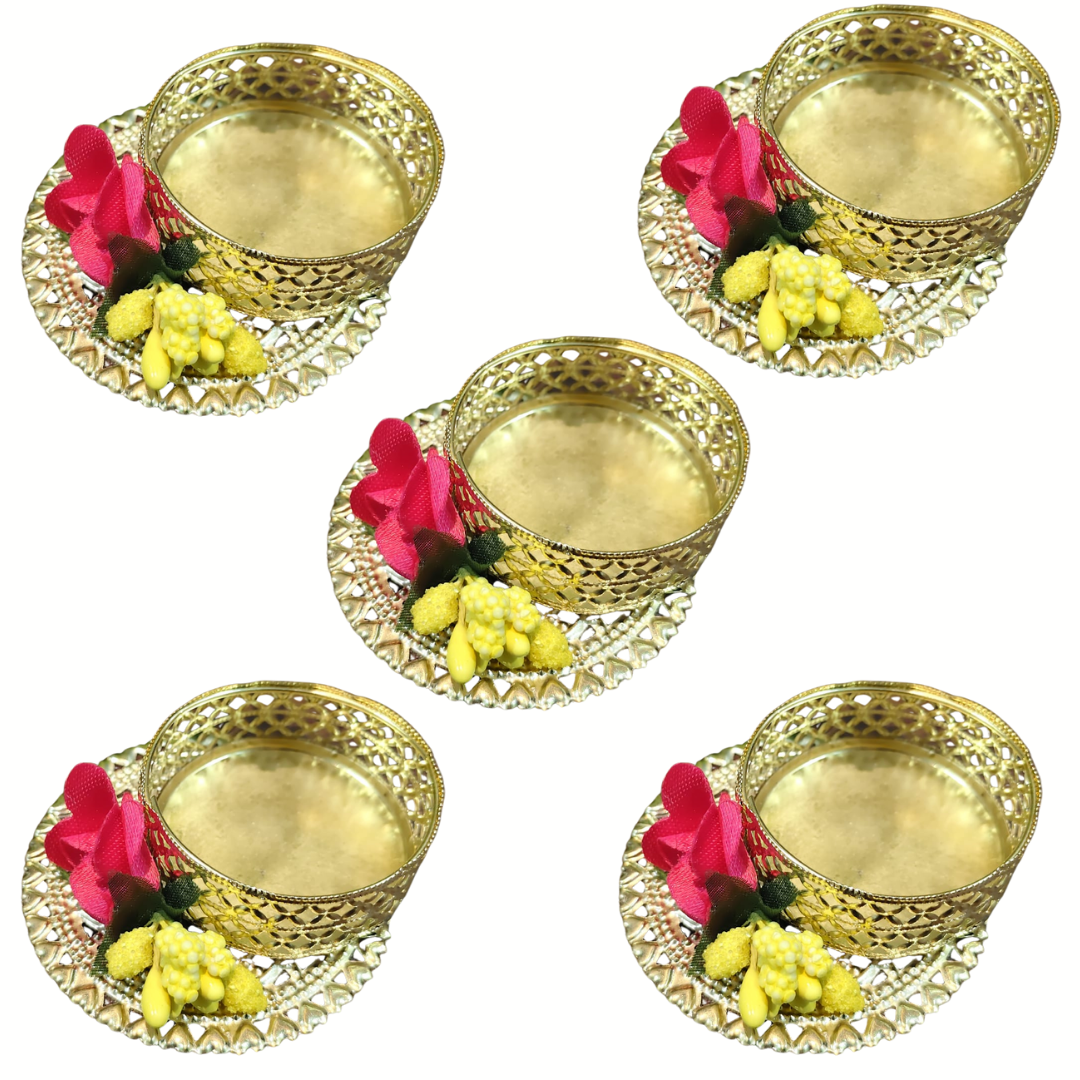 Fancy Diwali Diya - Set of 5 pcs