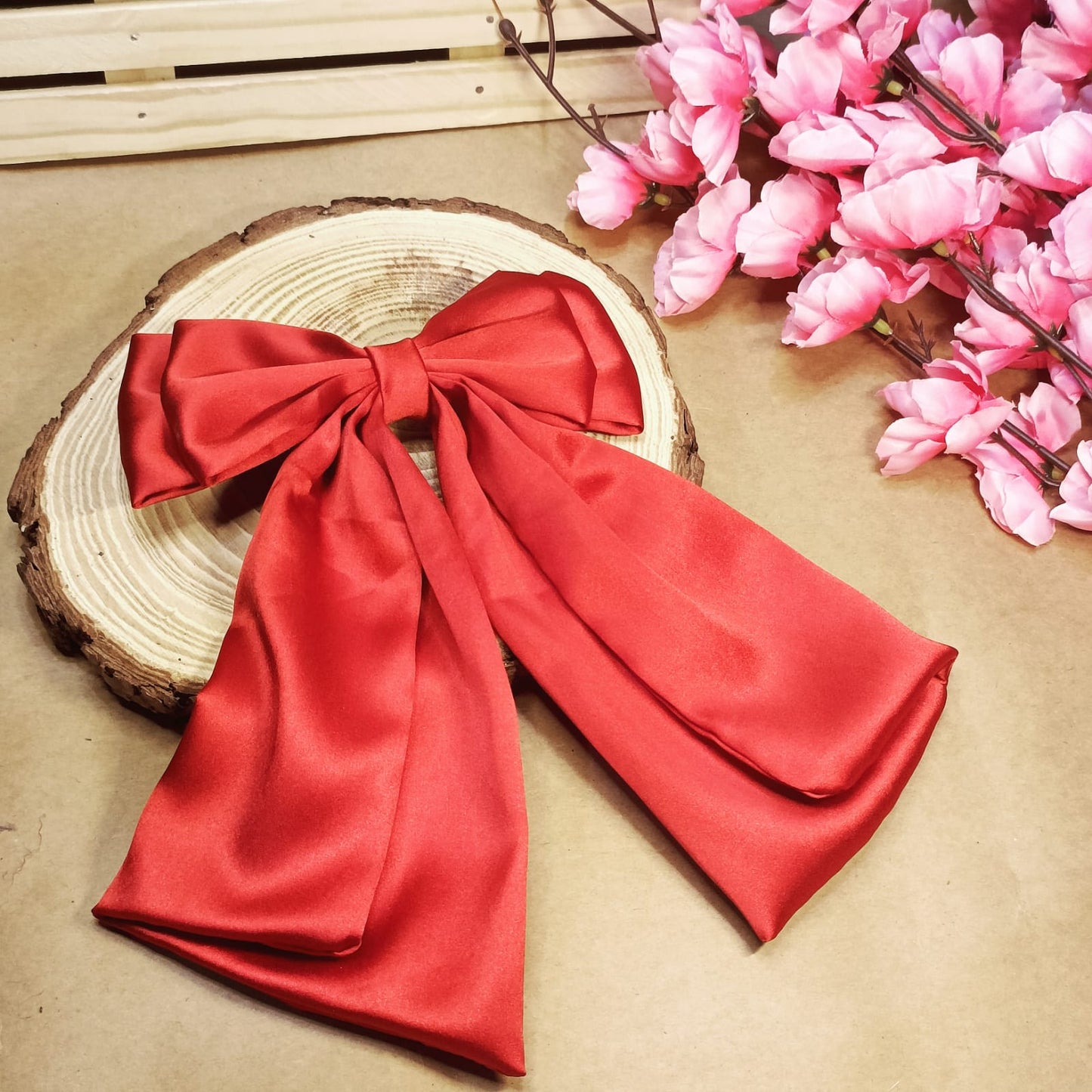 Bhoomika Bow - Red