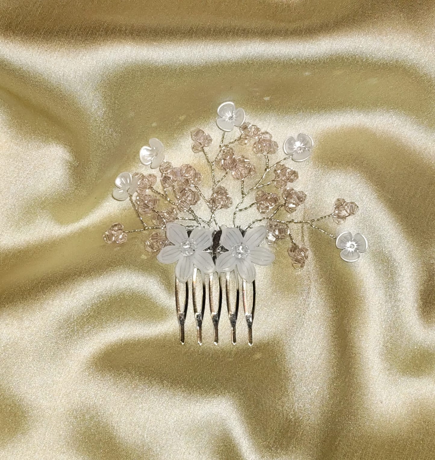 Crystal Hair Brooch For Women & Girls - 1pc