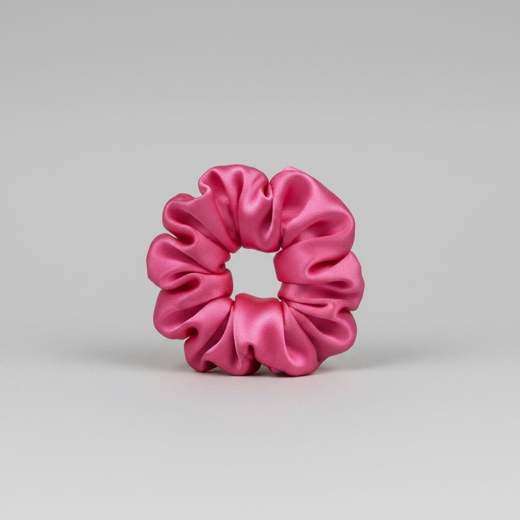 Satin Scrunchie Pink Color - 1 pc