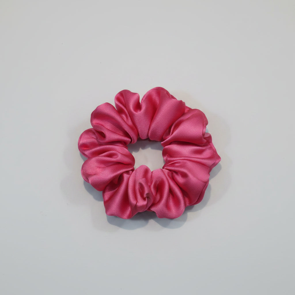 Satin Scrunchie Baby Pink Color - 1 pc