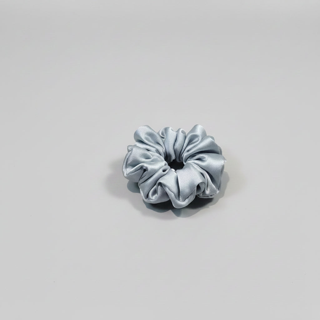 Satin Scrunchie Grey Color - 1 pc
