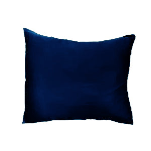 Navy Blue Satin Pillow Case - Single piece
