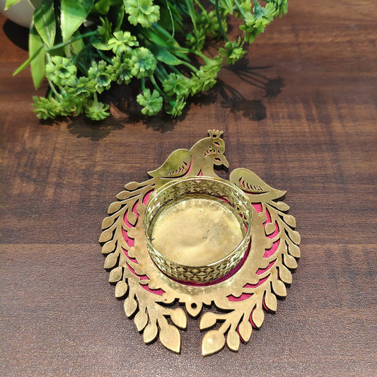 Fancy Diwali Diya - Peacock - Set of 5 pcs