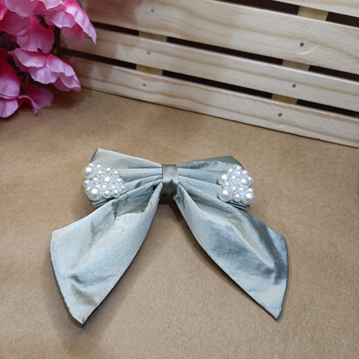 Ethnic Bow - Olive