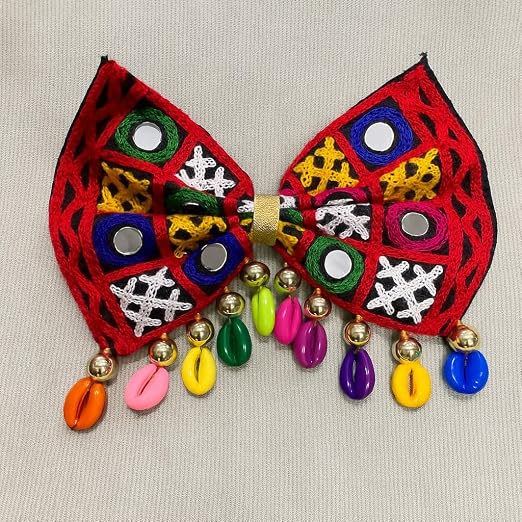 Navratri Hair Bow Clip - 1 pc