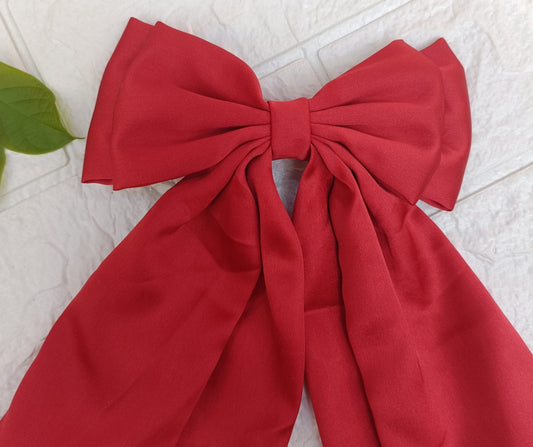 Bhoomika Bow - Red