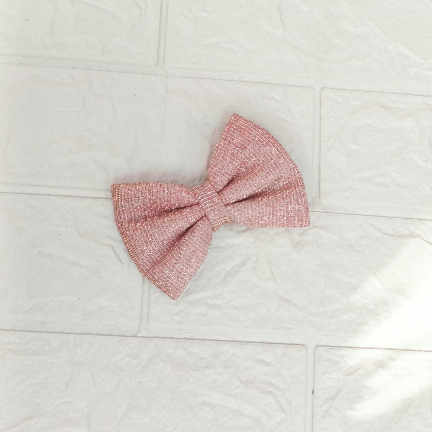 Jeevika Bow - Shimmer Peach