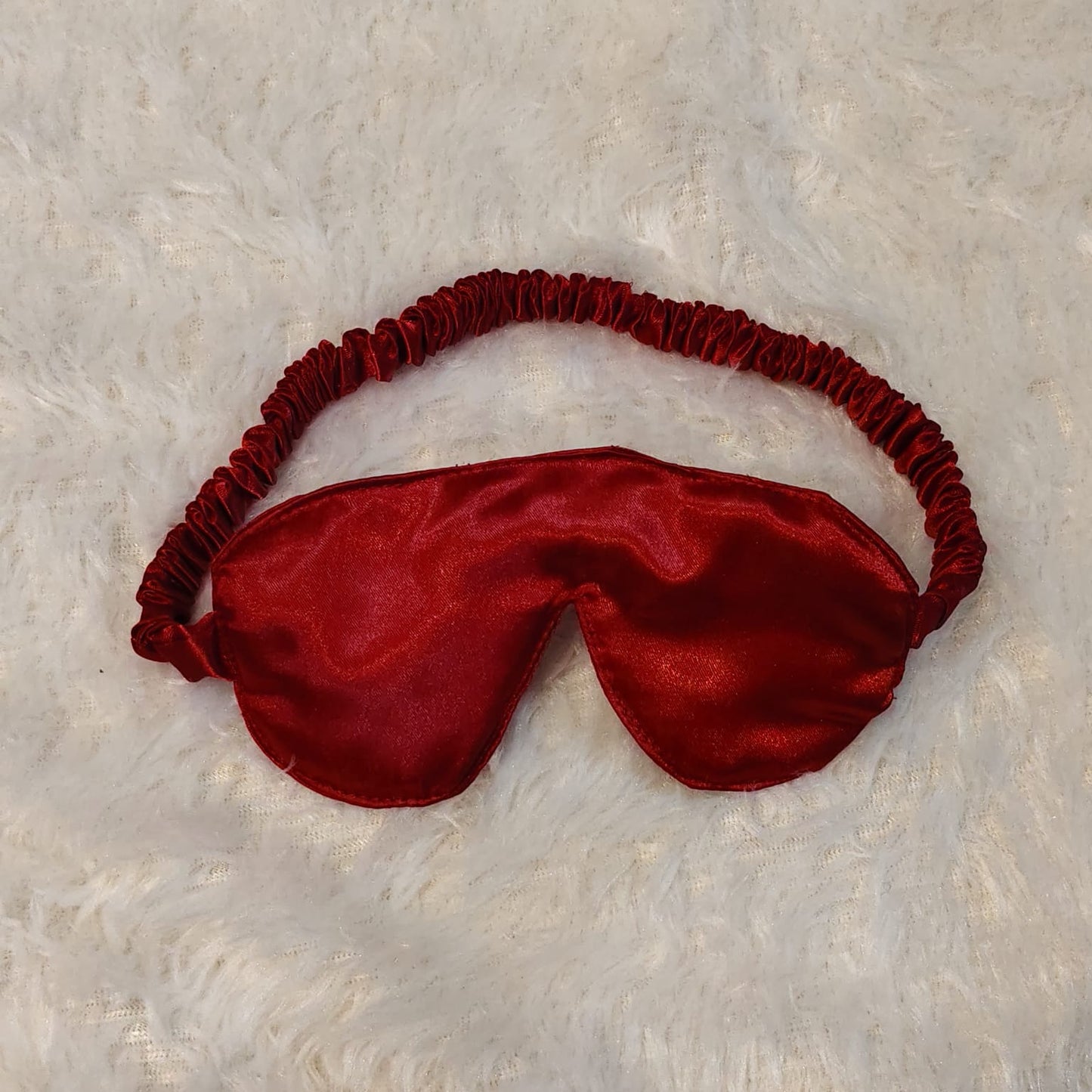 Red Satin Eye Mask - 1 pc