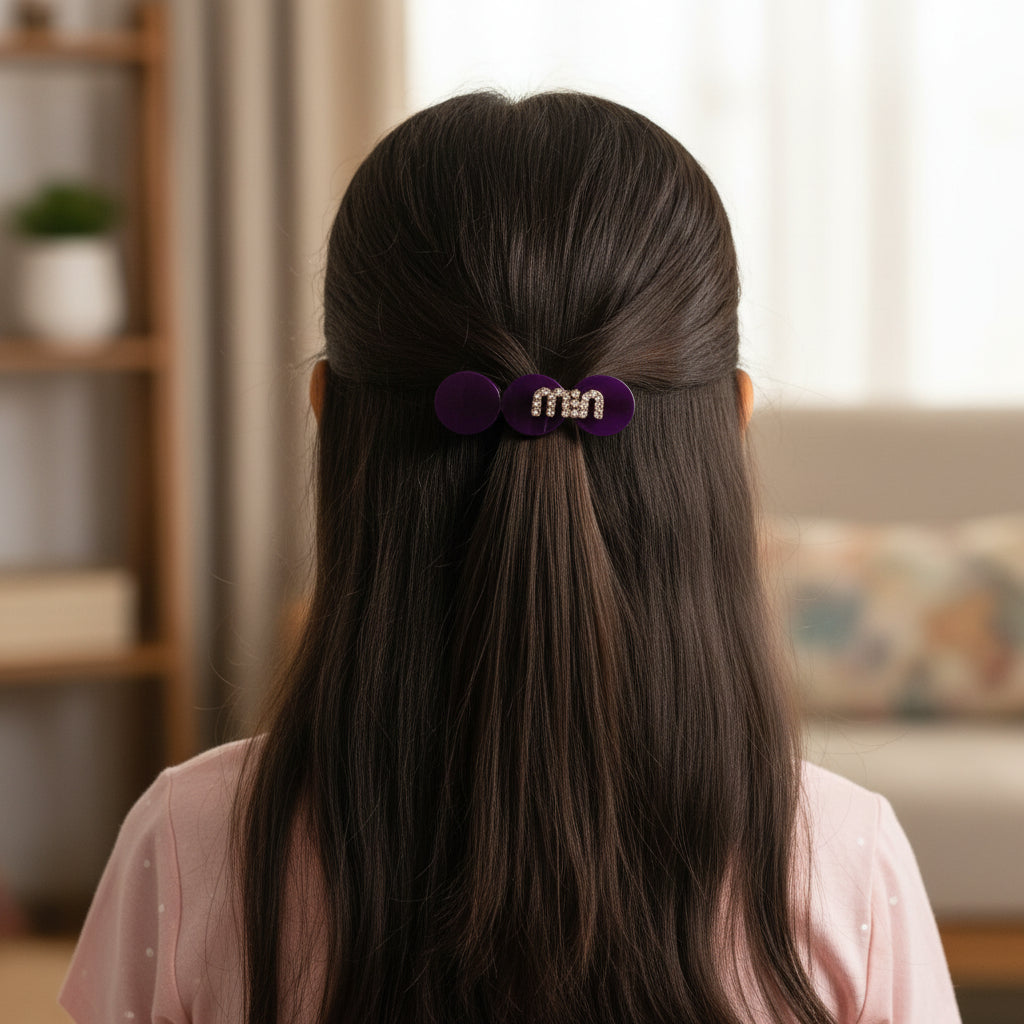 Aesthetic Hair clip For Women & Girls - set of 8