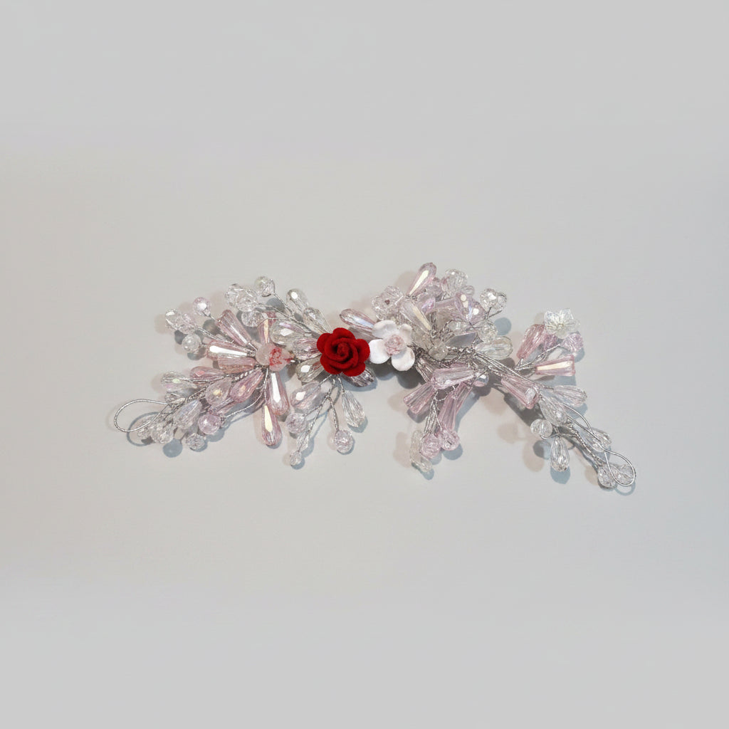 Stylish Crystal Hair Brooch For Women & Girls - 1pc