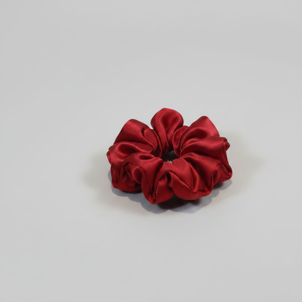 Satin Scrunchie Red Color - 1 pc