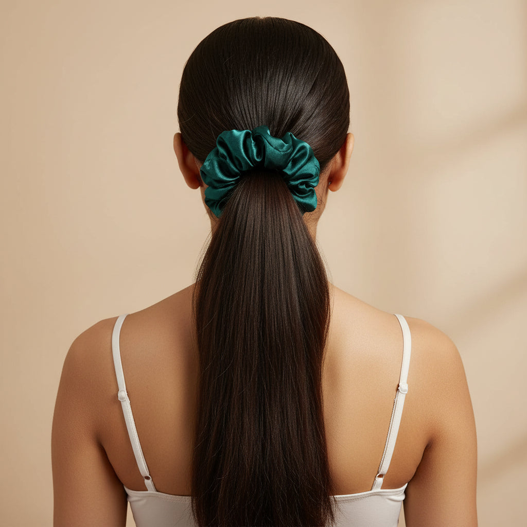 Satin Scrunchies Daily Wear Colors - set of 5