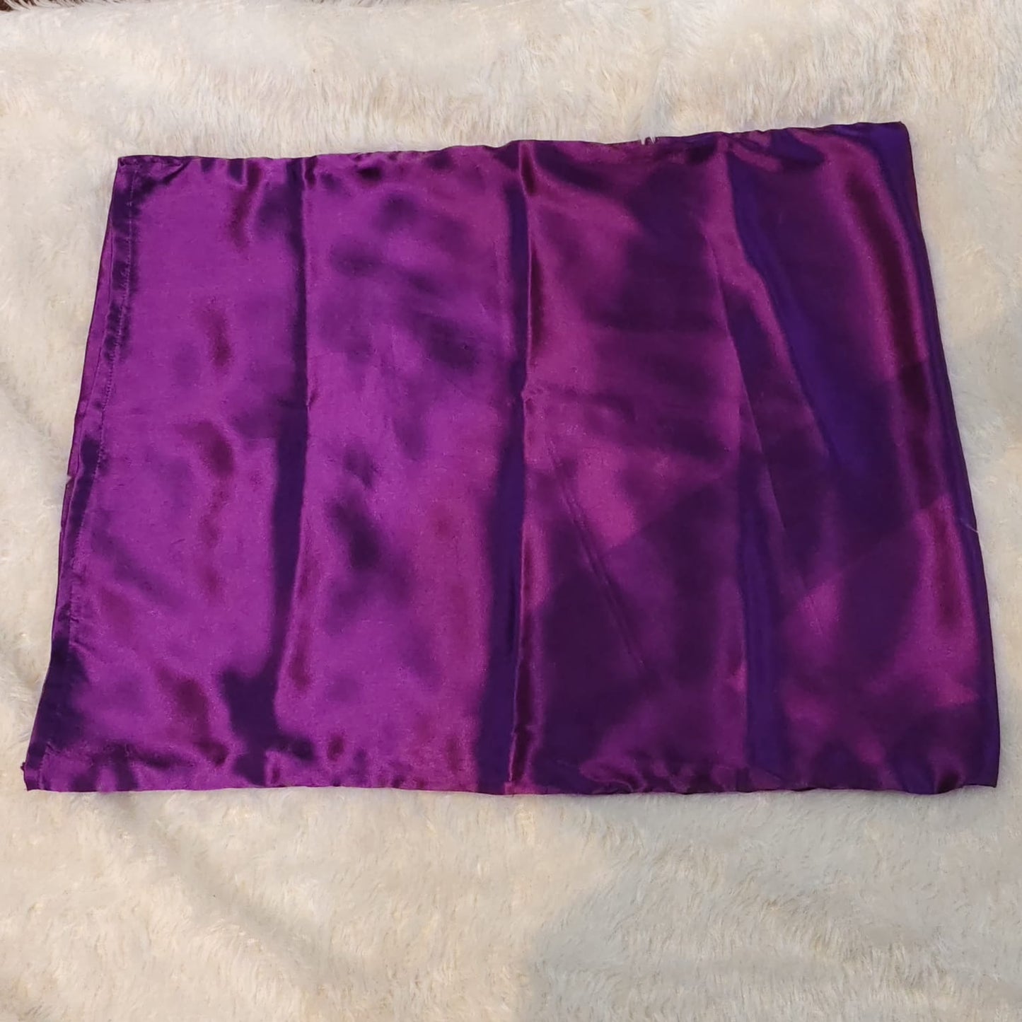 Purple Satin Pillowcase - 1 pc