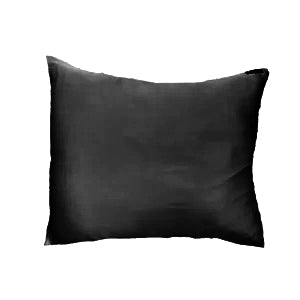 Dark Grey Satin Pillow Case - Single piece