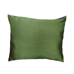 Mehendi Green Satin Pillow Case - Single piece